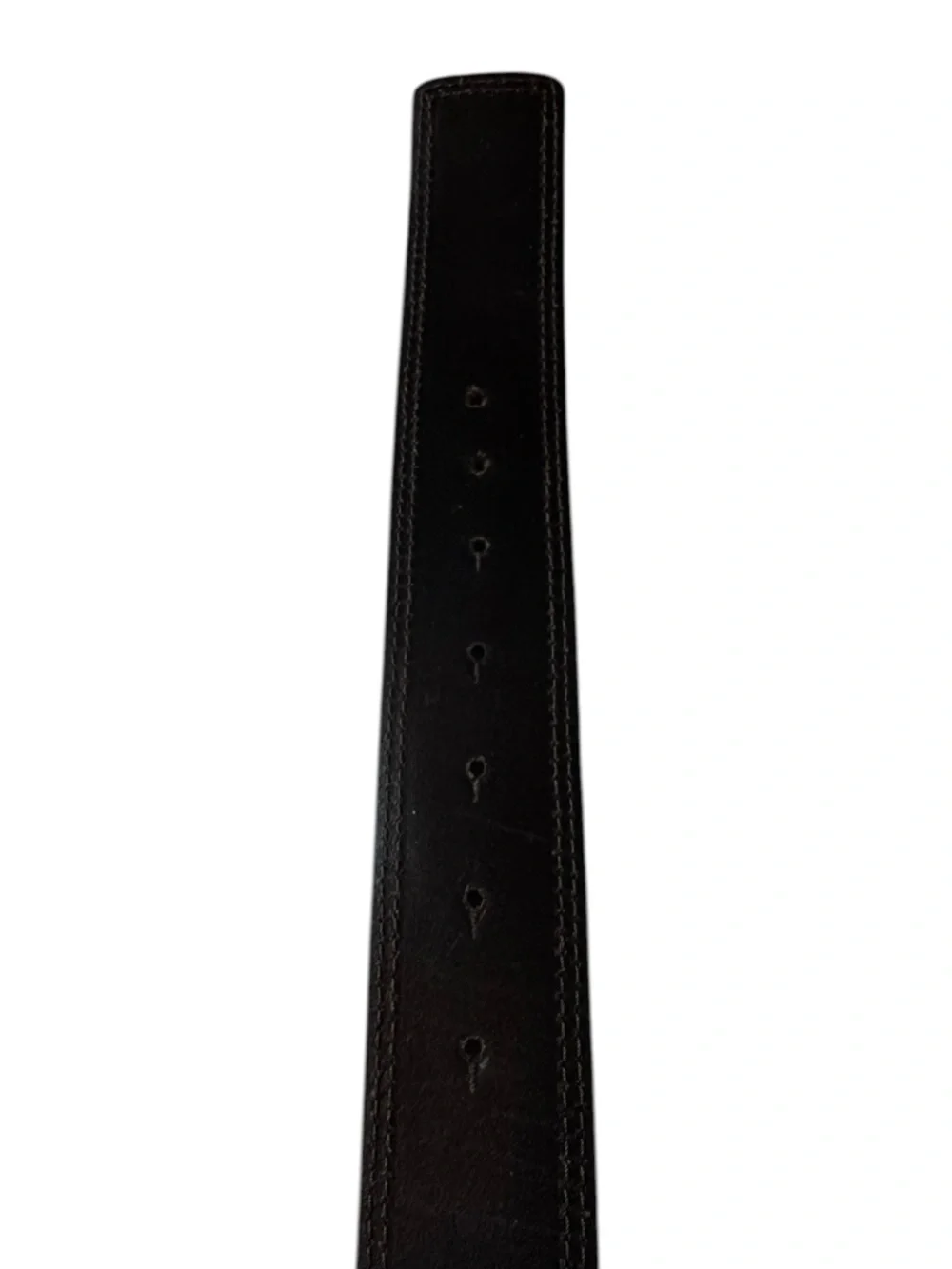 Versace Jeans Couture VJC Dark Brown Faux Leather Belt Size 95